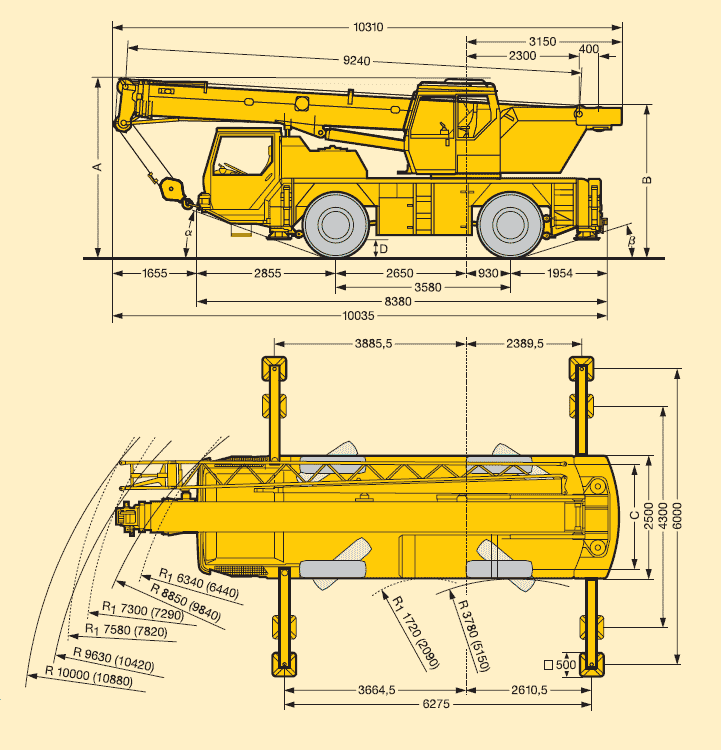 LIEBHERR LTM 1030/2 — autojeřáb Neubauer